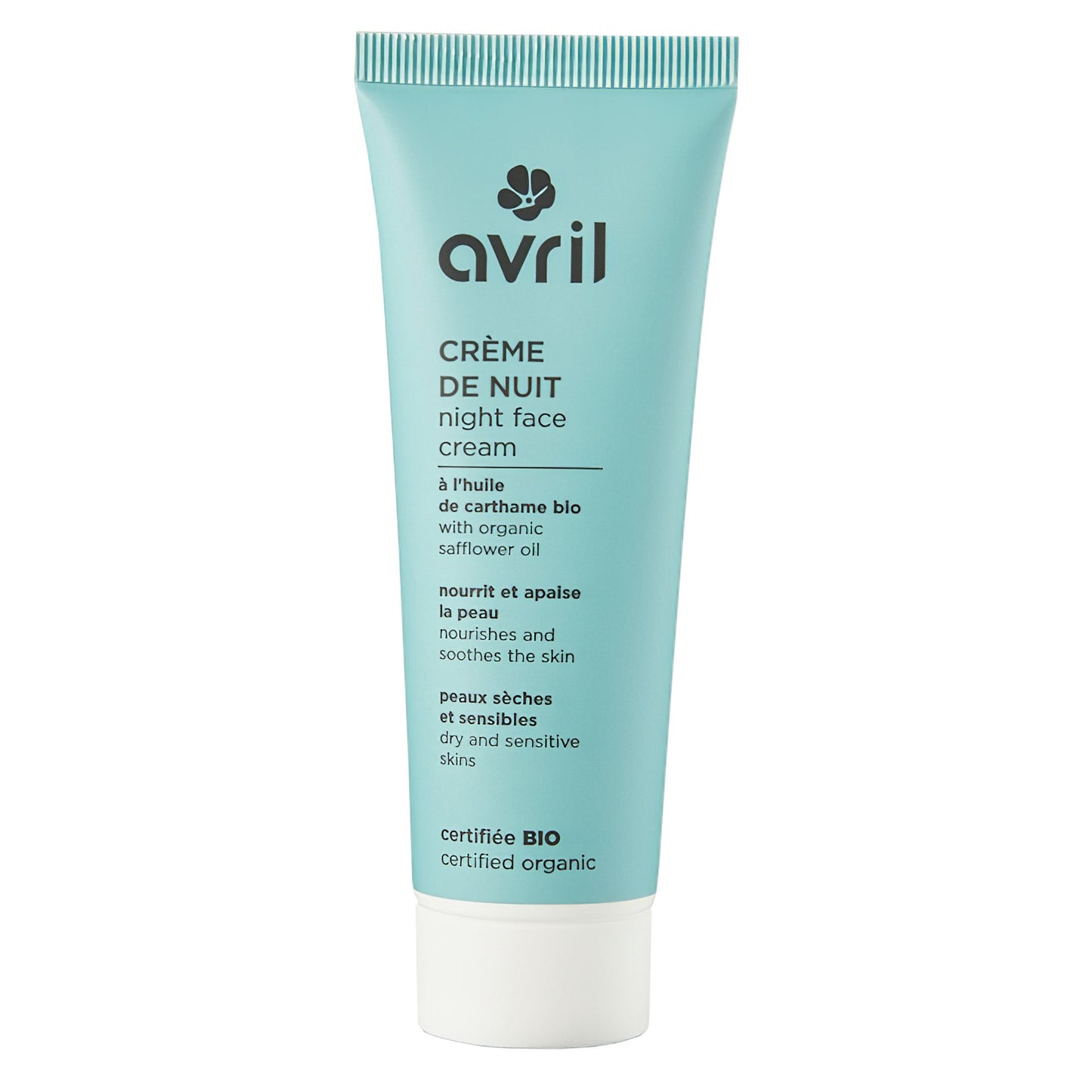 Crème de nuit peaux sèches et sensibles