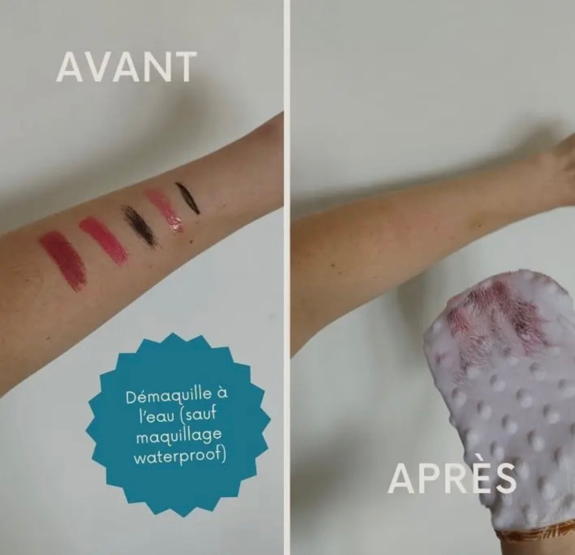 Gant démaquillant