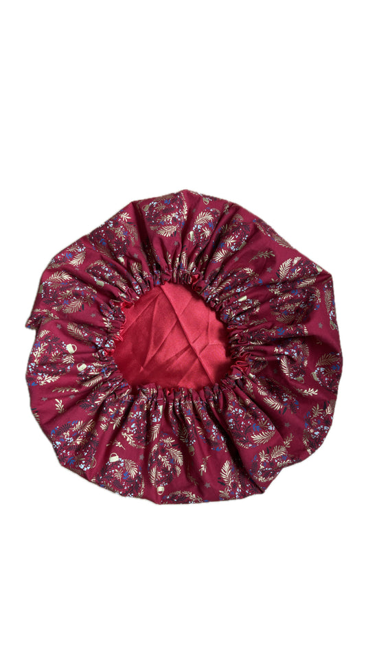 Bonnet de soin en satin